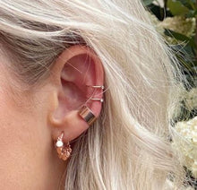 Load image into Gallery viewer, Harmony Huggie Earrings - Rose Gold