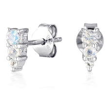 Load image into Gallery viewer, Ascension Moonstone Studs