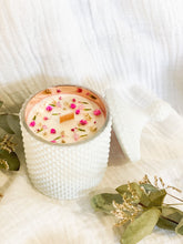 Load image into Gallery viewer, Lychee & Peony - Matte White & Rose Gold Tear Drop