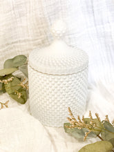 Load image into Gallery viewer, French Pear - Matte White & Rose Gold Tear Drop