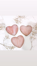 Load image into Gallery viewer, Rose Quartz Heart Coaster