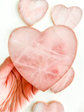 Load image into Gallery viewer, Rose Quartz Heart Coaster