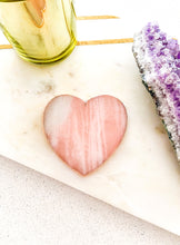 Load image into Gallery viewer, Rose Quartz Heart Coaster
