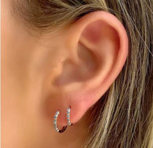 Load image into Gallery viewer, Shai Turquoise Huggies