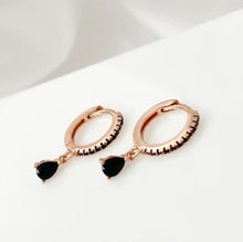 Load image into Gallery viewer, Madison Huggie Earrings - Rose Gold

