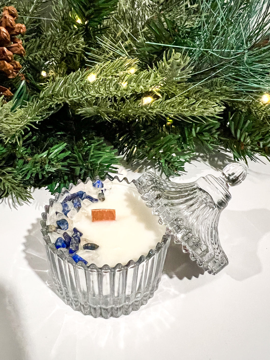 Christmas Mini Carousel Jar - Snowflake & Cashmere