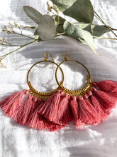 Load image into Gallery viewer, Boho Tassel Earrings - Blush
