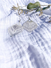Load image into Gallery viewer, Silver Leaf Earrings

